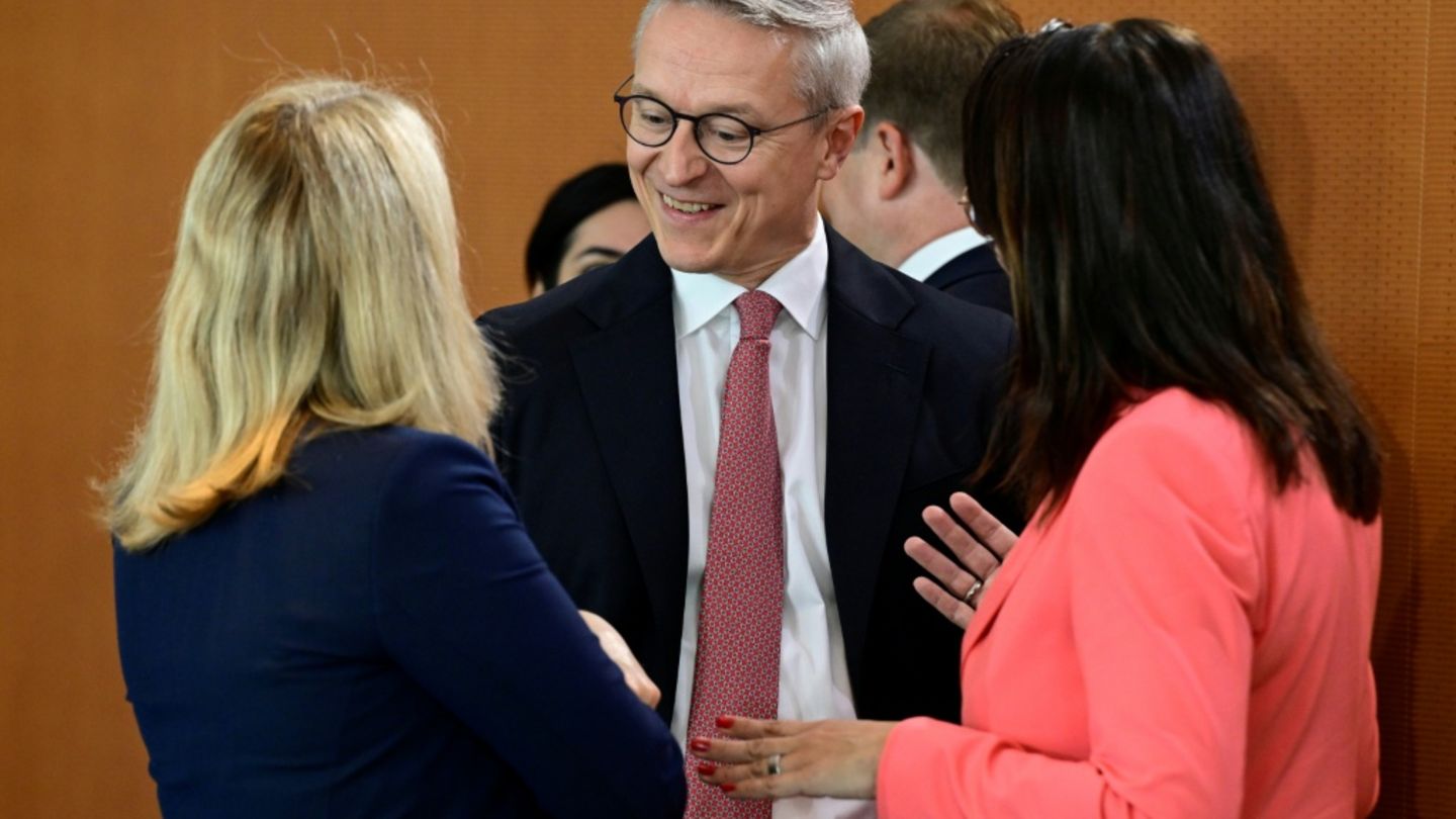 Minister Wildberger im Kabinett