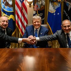 Trump in seiner Rolle als Streitschlichter