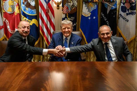 Trump in seiner Rolle als Streitschlichter