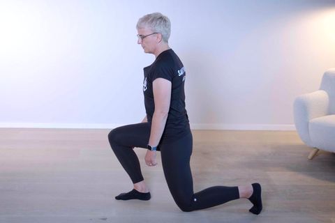 Fünf Übungen für gesunde Knie, einfach von zu Hause machen