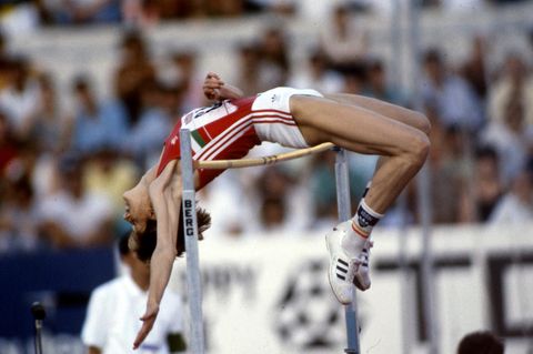 Weltrekorde im Sport: Stefka Kostadinowa beim Hochsprung Weltrekorde im Sport: Stefka Kostadinowa beim Hochsprung