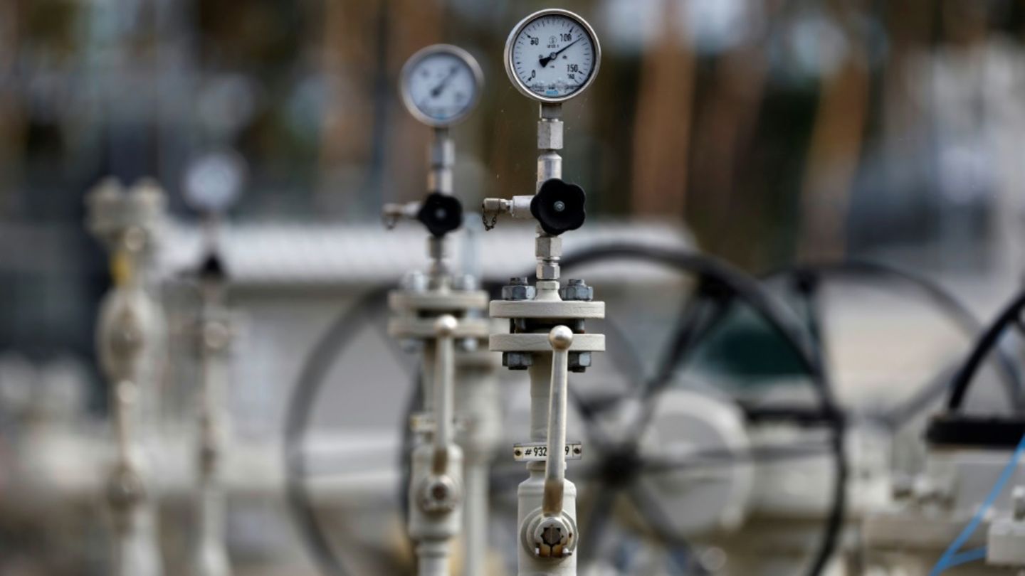 Ende der Nord-Stream-Pipelines im deutschen Lubmin