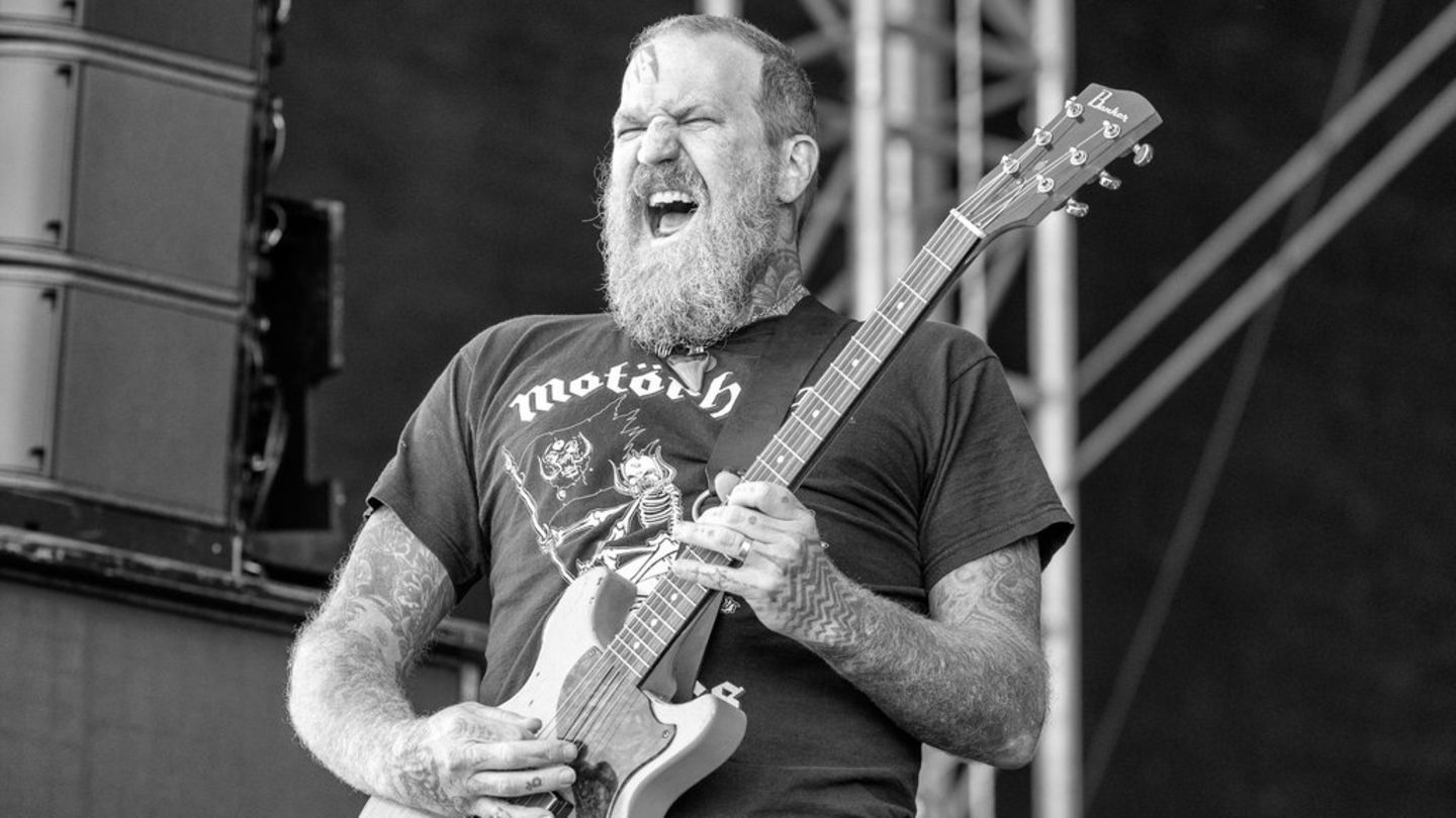 Brent Hinds bei einem Auftritt von Mastodon in Oslo 2022.