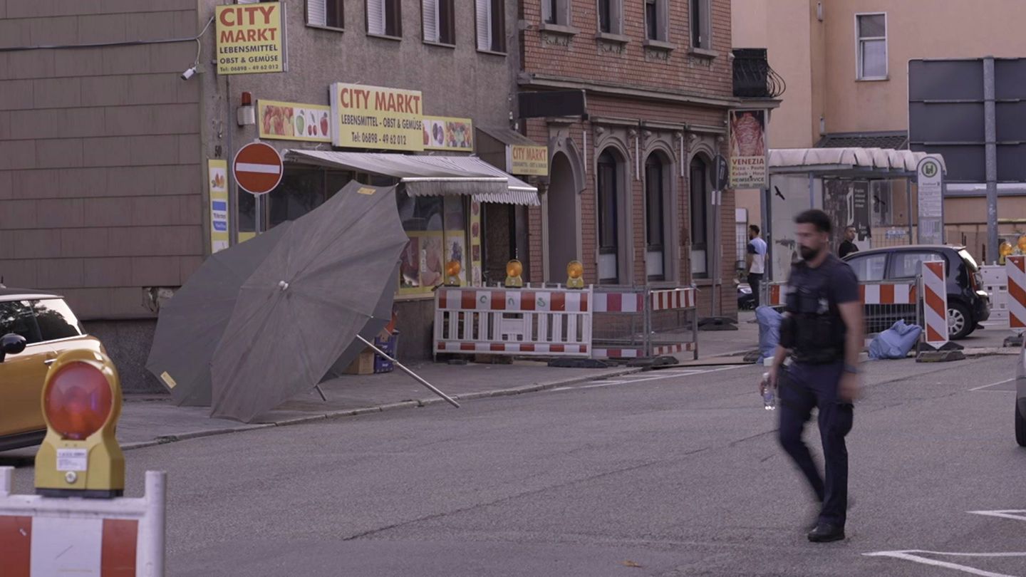 Ein Screenshot aus Völklingen kurz nach dem Verbrechen