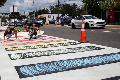 Der Zebrastreifen in Florida