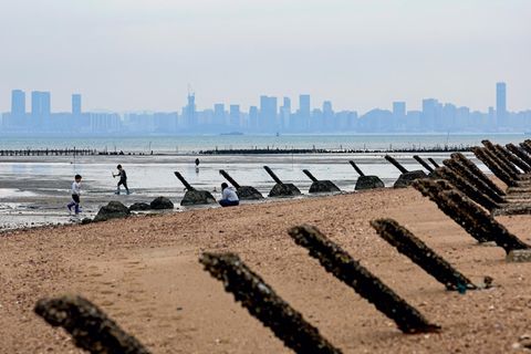 Von den Kinmen-Inseln aus ist China gut zu sehen. Das befestigte Archipel ist beliebt bei chinesischen Touristen