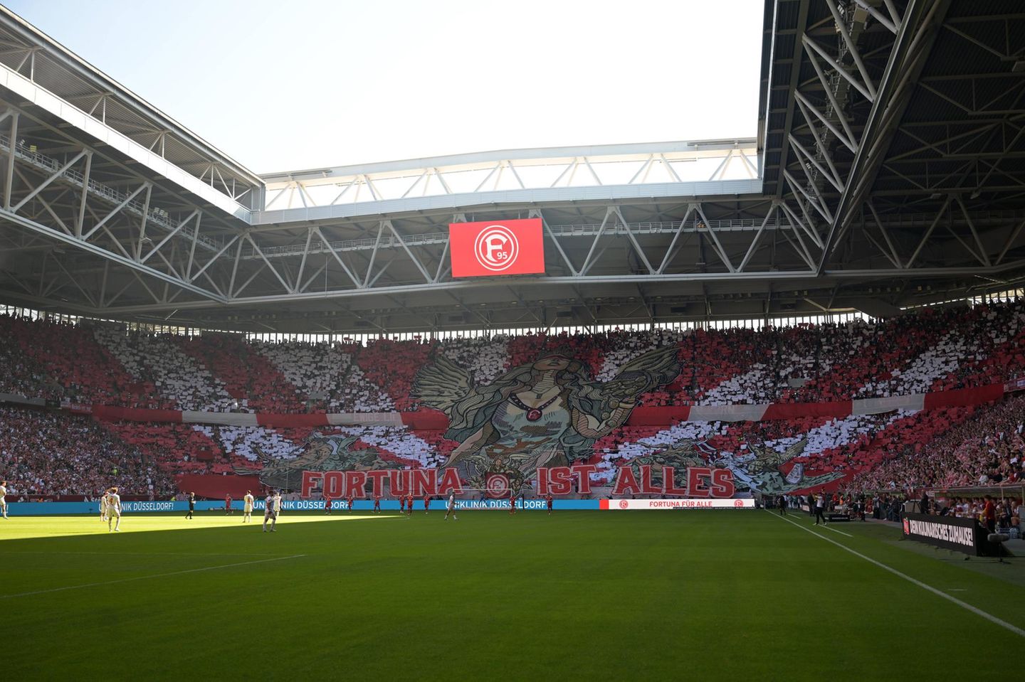 Choreo der Fortuna Düsseldorf Fans Choreo der Fortuna Düsseldorf Fans
