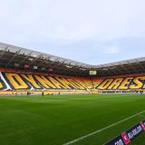 Dynamo Dresden Choreo beim Spiel gegen Magdeburg