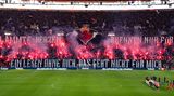 Choreo der Fans von Eintracht Frankfurt gegen VFB Stuttgart im März 2025