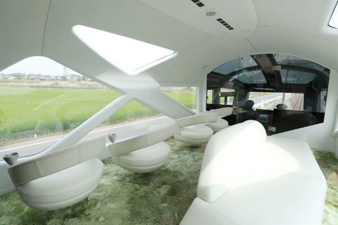 Waggon mit Panoramablick im Train Suite Shiki-shima