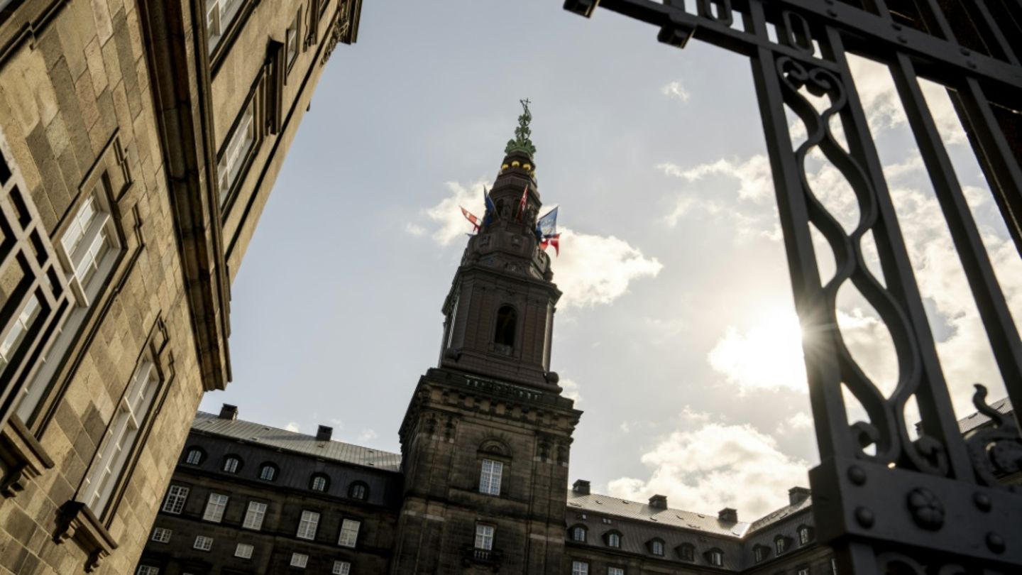 Das dänische Parlament in Kopenhagen