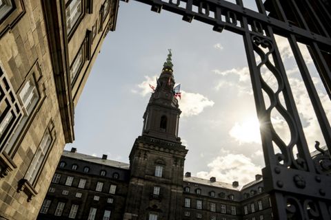 Das dänische Parlament in Kopenhagen
