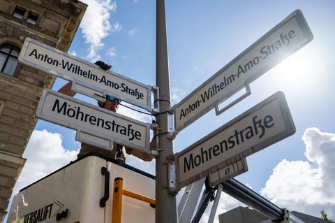 Straßenschilder Mohrenstraße