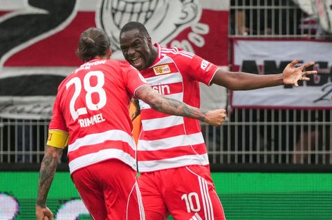 Ilyas Ansah erwischte einen perfekten Saisonstart für Union Berlin. Foto: Soeren Stache/dpa