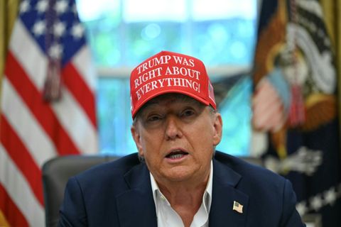Donald Trump im Oval Office des Weißen Hauses