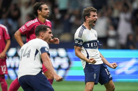 Thomas Müller traf per Elfmeter zum 3:2-Sieg. Foto: Darryl Dyck/The Canadian Press/AP/dpa
