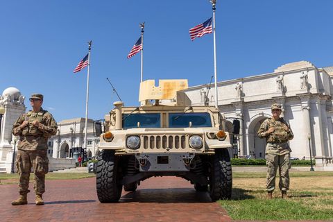 Soldaten der Nationalgarde in Washington