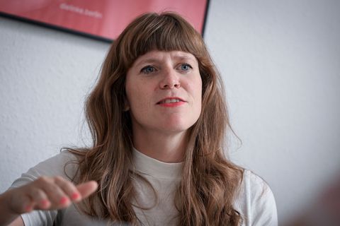 Die Linken-Landesvorsitzende Kerstin Wolter. (Archivbild) Foto: Jens Kalaene/dpa