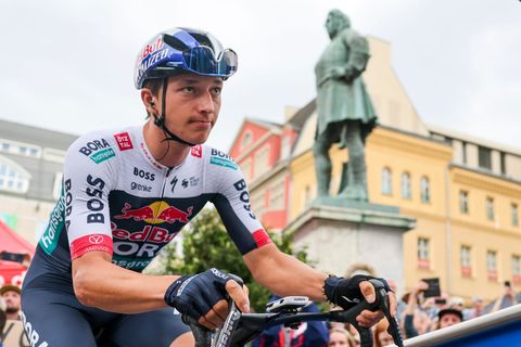Florian Lipowitz war der umjubelte Star bei der Deutschland Tour. Foto: Jan Woitas/dpa