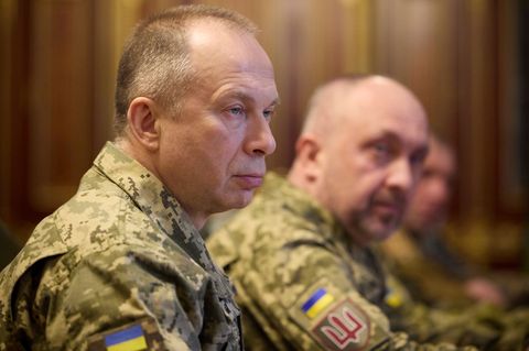 Syrskyj berichtet von neuen Geländegewinnen im Osten. (Archivbild) Foto: Ukrainisches Präsidentialamt/Pool/Planet Pix via ZUMA P
