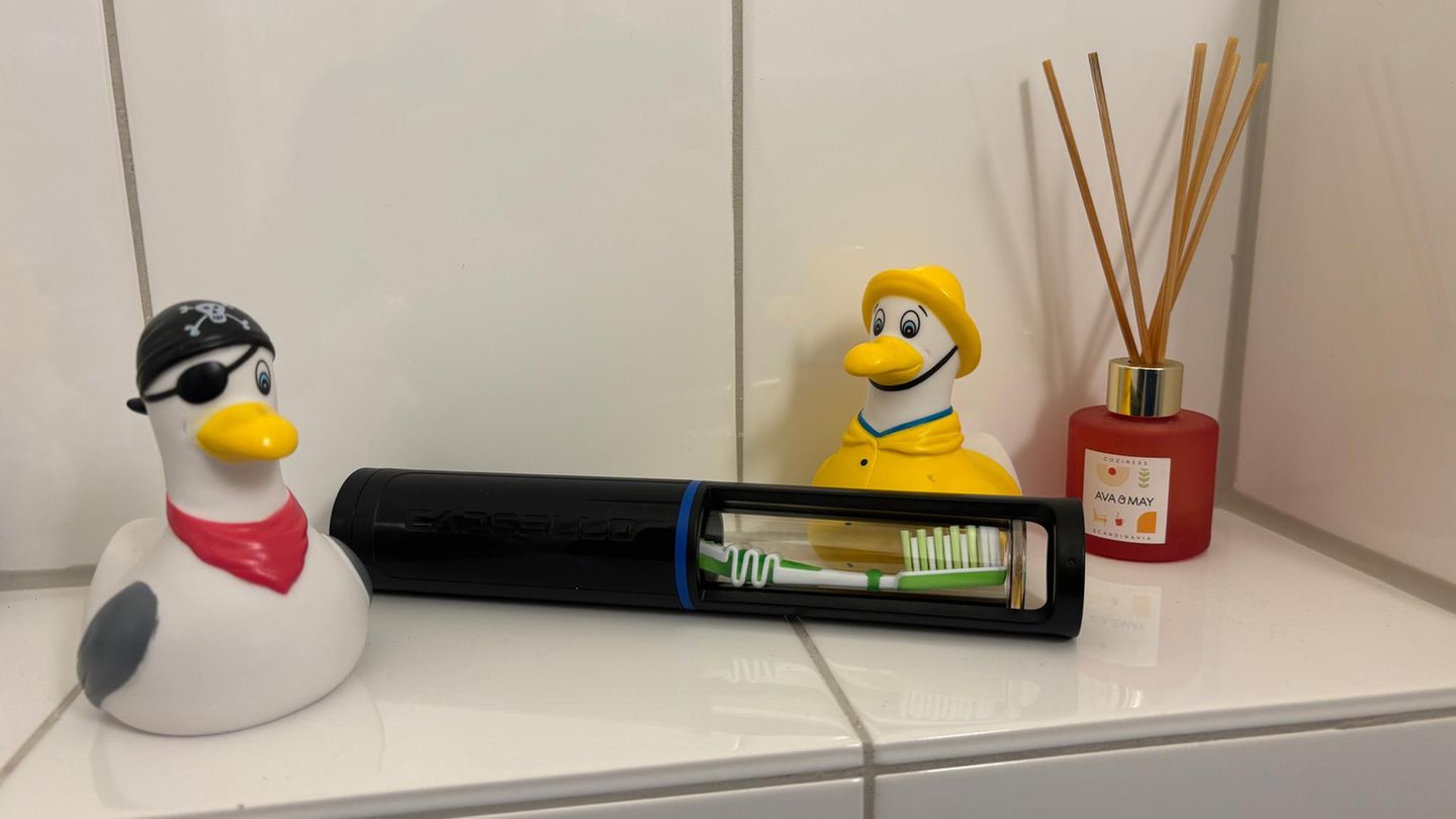 Capsello from DHDL: The toothbrush travel box in the star test
