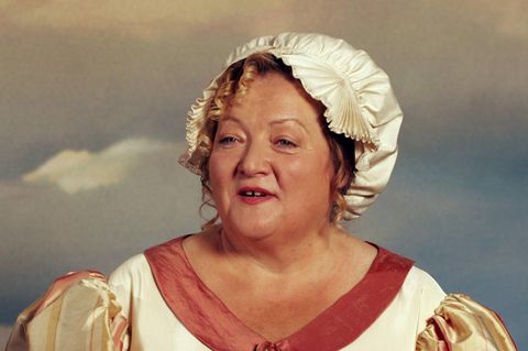 Marianne Sägebrecht anlässlich der Dreharbeiten zu "Frau Holle" in Berlin