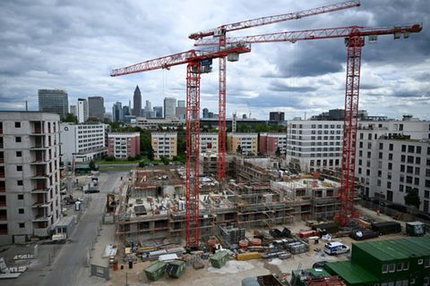 Bau von Neubauwohnungen in Frankfurt