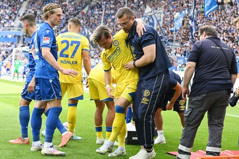 Lino Tempelmann wird den Braunschweigern gegen Stuttgart sehr fehlen. Foto: Uli Deck/dpa