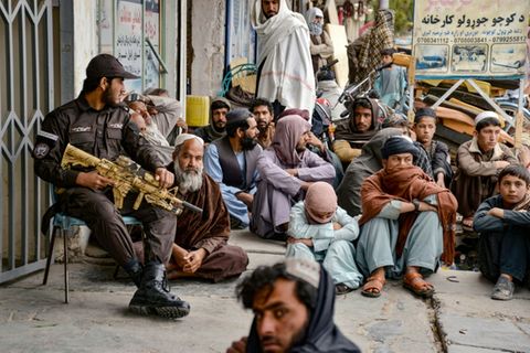 Menschen in Kandahar in Afghanistan