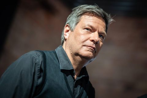 Robert Habeck beim Parteitag der Grünen in Berlin im Frühjahr 2025