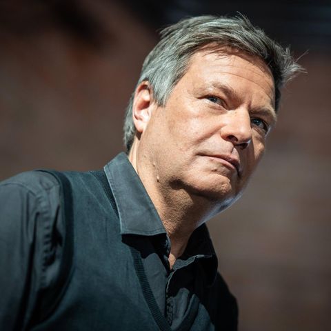 Robert Habeck beim Parteitag der Grünen in Berlin im Frühjahr 2025