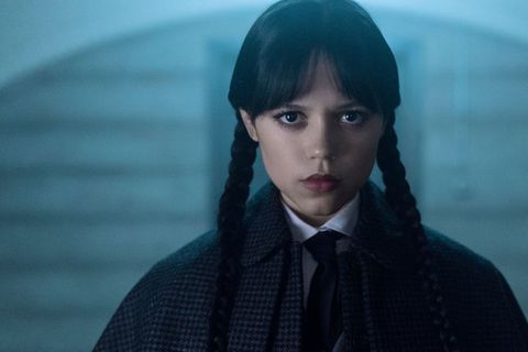 Stoisch wie eh und je: Jenna Ortega in "Wednesday".