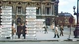 Schilder vor der Pariser Oper, 1940er-Jahre