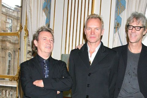 18 Jahre ist dieses Bild alt: Sting umgeben von Andy Summers (l.) und Stewart Copeland.