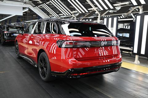 Produktion bei VW, Automobilbranche