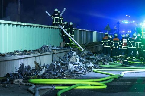 Großbrand Hamburger Hafen