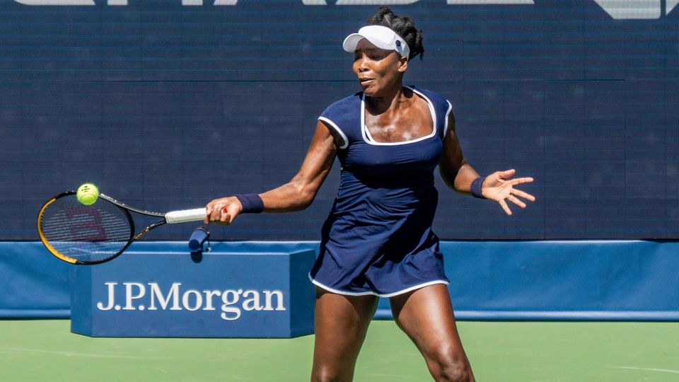 US Open: Venus Williams in Khaite