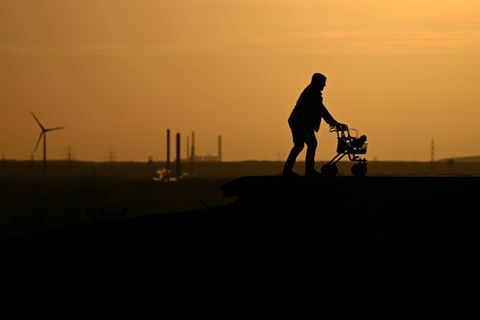 Mann mit Rollator in Gelsenkirchen