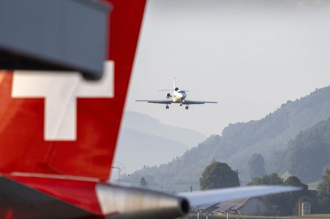 Unverrichteter Dinge kehrte die Schweizer Bundespräsidentin in die Schweiz zurück (Archivbild) Foto: Peter Schneider/KEYSTONE/dp