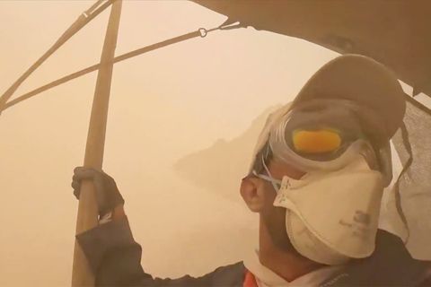 Schwerer Sandsturm trifft "Burning Man"-Festival