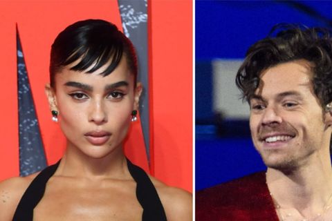 Zoë Kravitz und Harry Styles sollen in London geknutscht haben.