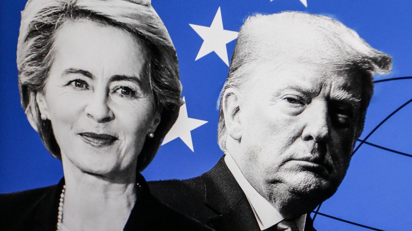 Ursula von der Leyen und Donald Trump