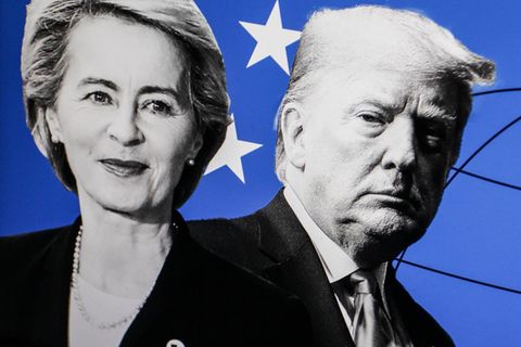 Ursula von der Leyen und Donald Trump