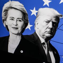 Ursula von der Leyen und Donald Trump