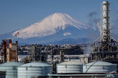 Der Fuji ist der höchste Berg Japans