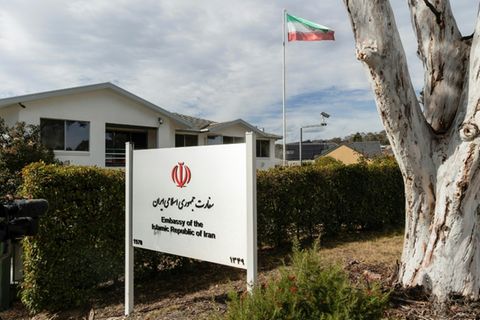 Die iranische Botschaft in Canberra