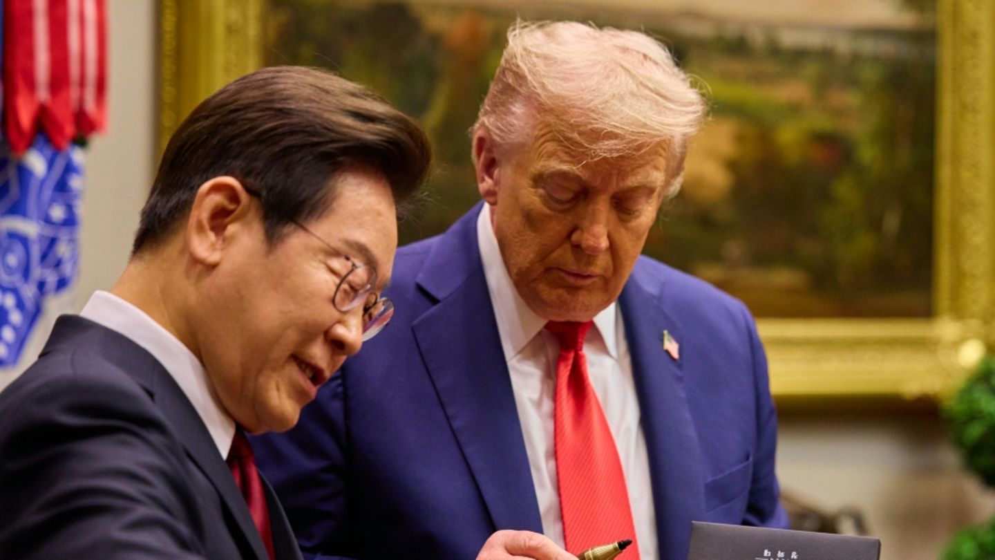 Lee und Trump im Weißen Haus