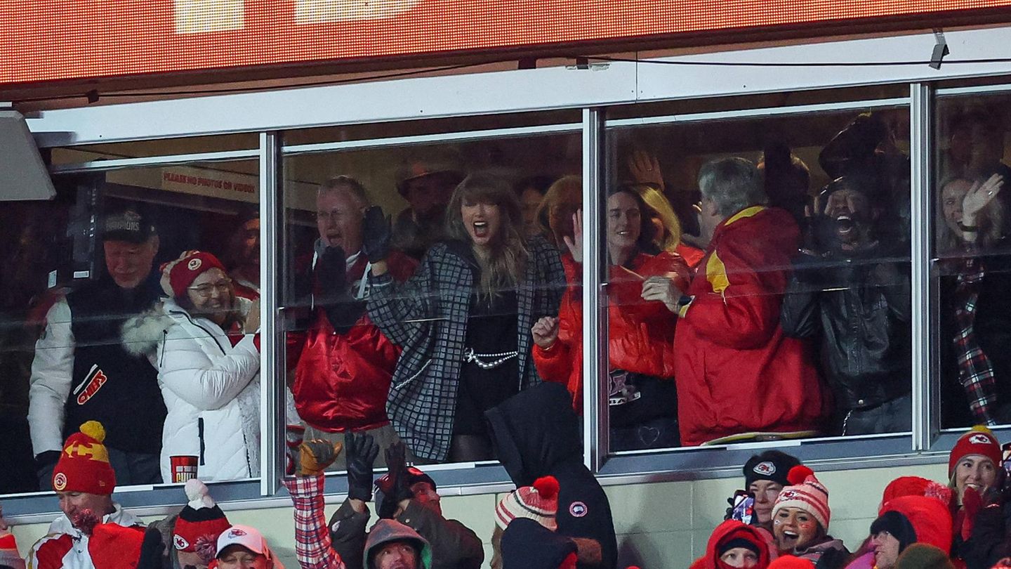 Taylor Swift im Arrowhead Stadium in Kansas City Taylor Swift im Arrowhead Stadium in Kansas City