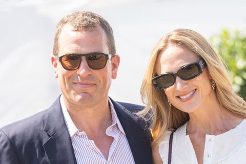 Harriet Sperling mit ihrem Verlobten Peter Phillips.