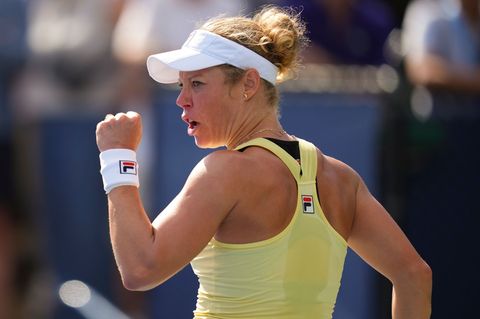 Laura Siegemund überrascht in New York. Foto: Kirsty Wigglesworth/AP/dpa
